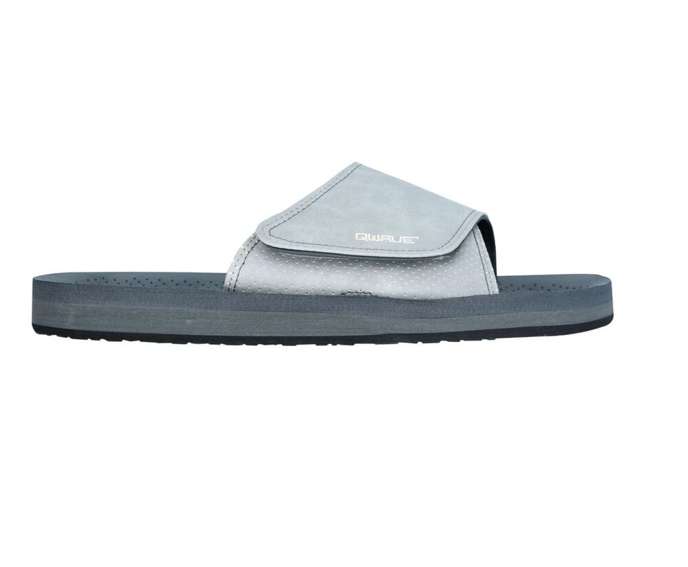Men's Size 10.5 Waterproof Footbed Comfort Lightweight Summer Sandals Gray New